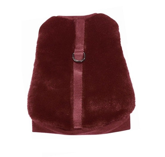 Tuig met pluche rood