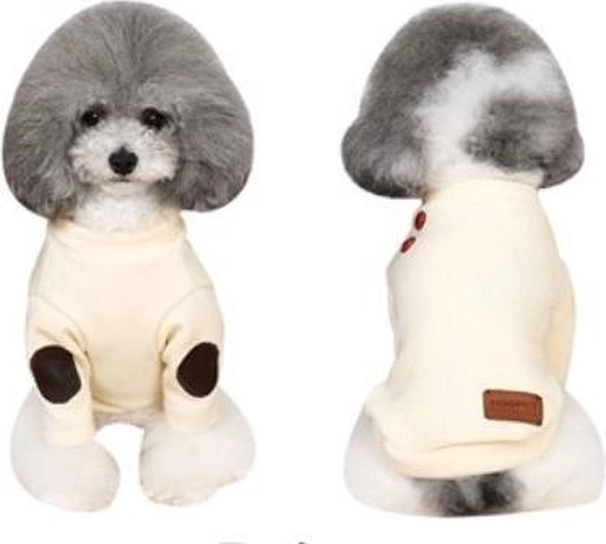 Hoopet dog sweater beige