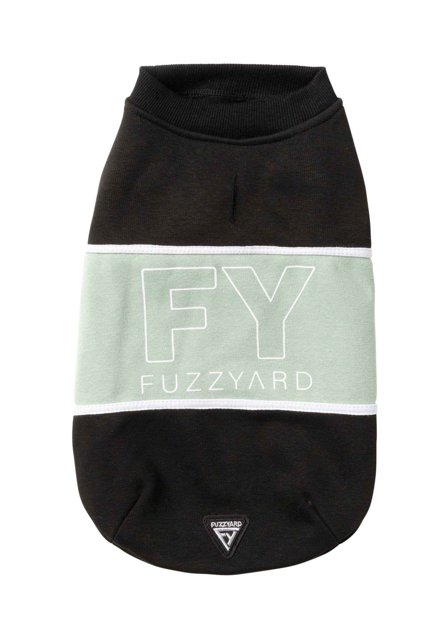 FuzzYard Track Sweater zwart en groen