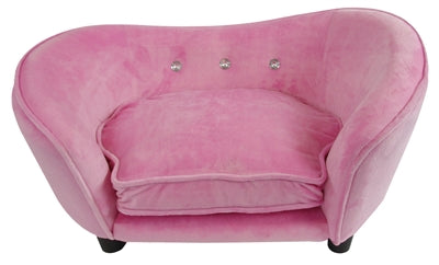 Enchanted sofa ultra pluche snuggle licht roze