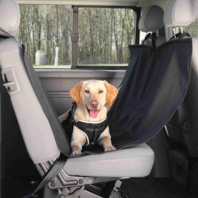 Trixie auto-hondendeken met deurbescherming zwart