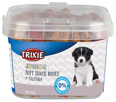 Trixie junior voeding soft snack bones met calcium