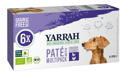 Yarrah dog alu pate multipack chicken / turkey