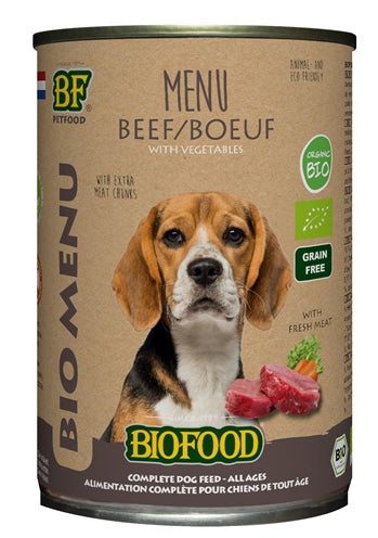 biofood organic hond rund menu blik 12x