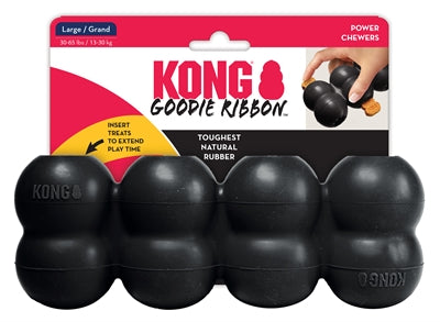 Kong extreme goodie ribbon zwart