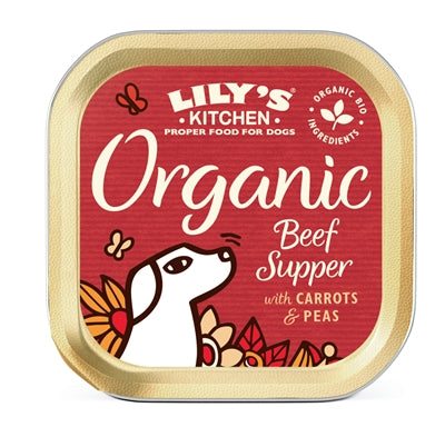 Lily's kitchen dog organic beef supper