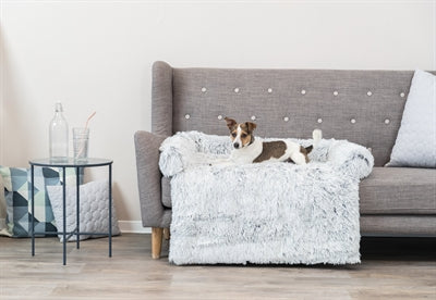 Trixie bed harvey meubelbeschermer hoekig wit / zwart