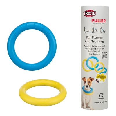 Trixie puller ring blauw / geel