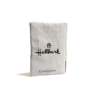 Pluche speelgoed verjaardagskaart Happy Birthday roze