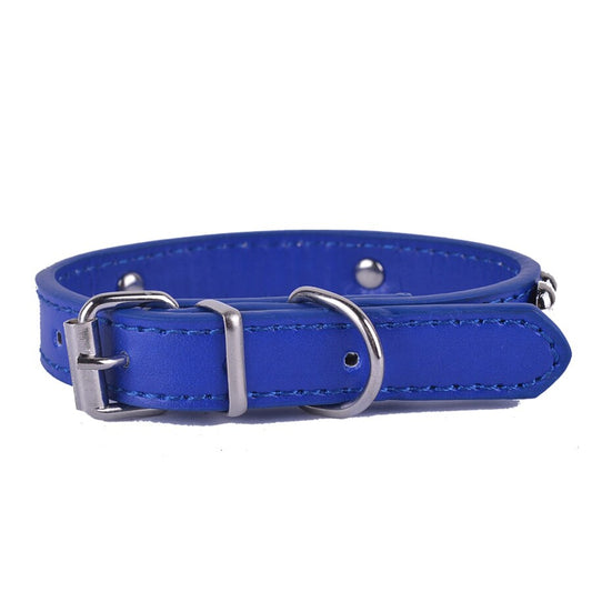 Honden halsband donkerblauw