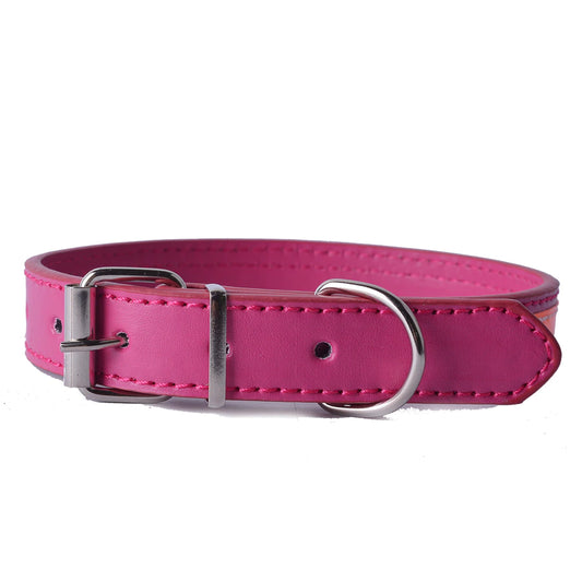 Honden halsband fuchsia