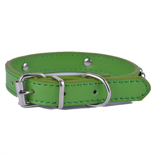 Honden halsband groen