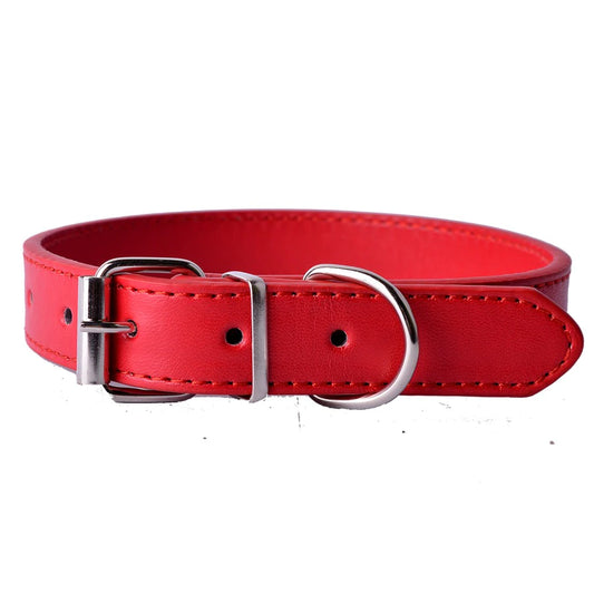 Honden halsband rood